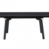 Стіл обідній розкладний INI- BELFORD CERAMIC 140(200)*80 чорний горіх/чорний
