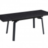 Стіл обідній розкладний INI- BELFORD CERAMIC 140(200)*80 чорний горіх/чорний