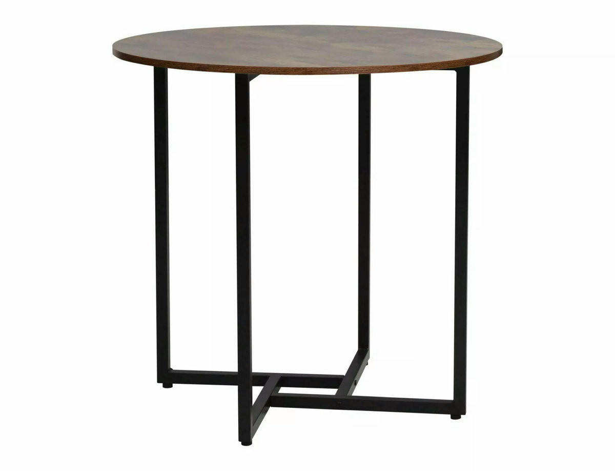 Круглый стол SIGNAL Alto II  в оттенках: белый с эффектом мрамора, коричневый, дуб 