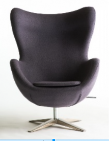 Кресло Cool- Egg (Серый)