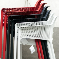 Кресло из полипропилена Nardi Outdoor DEI- Net (белый, антрацит, коралловый)