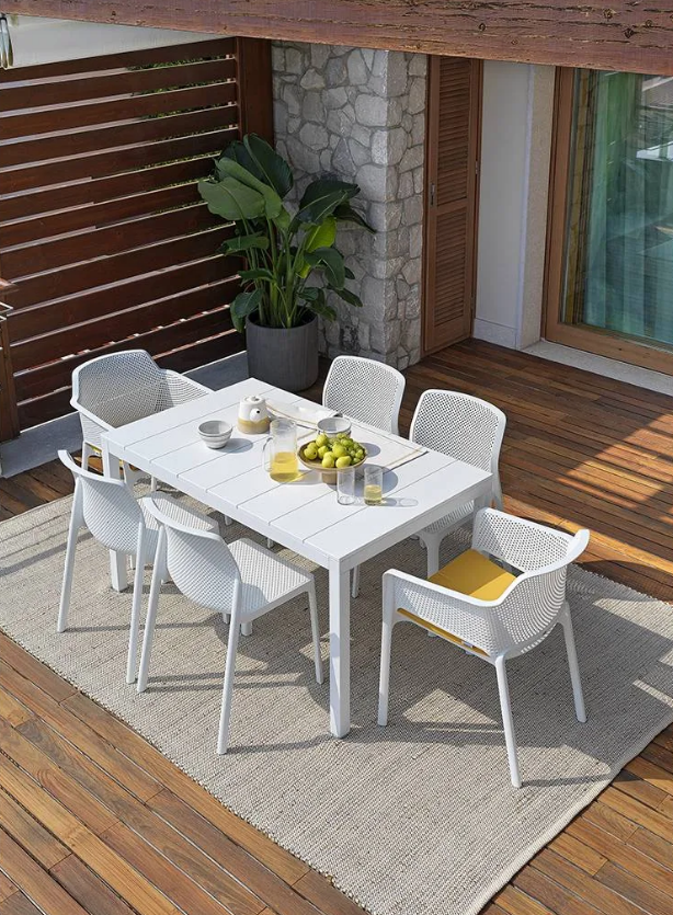 Кресло из полипропилена Nardi Outdoor DEI- Net (белый, антрацит)