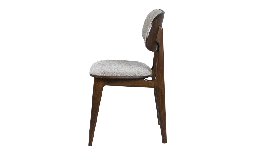 Стул обеденный TOP- Крис (орех) ткань коричневая Diosa 19