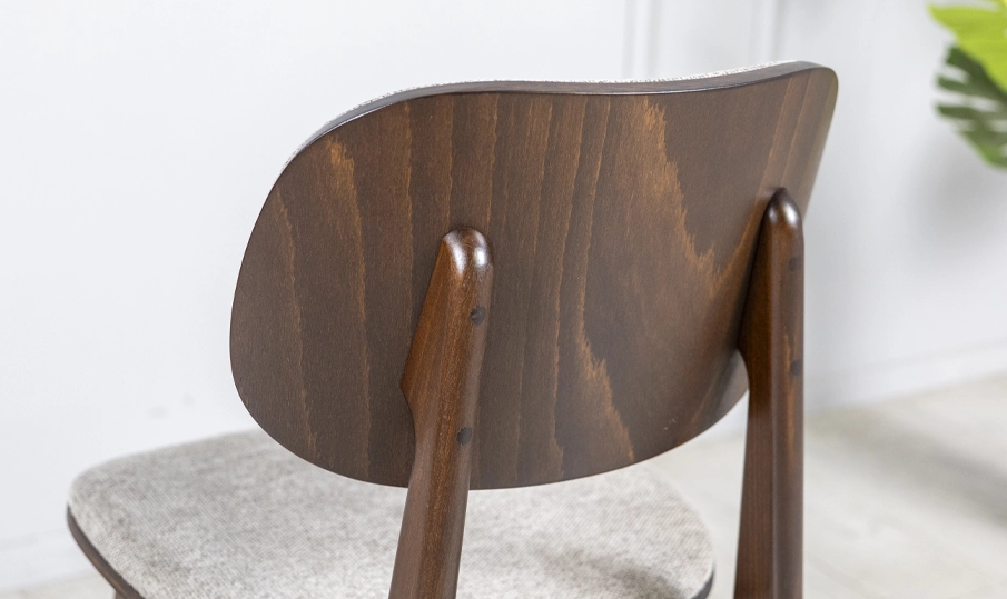 Стул обеденный TOP- Крис (орех) ткань коричневая Diosa 19