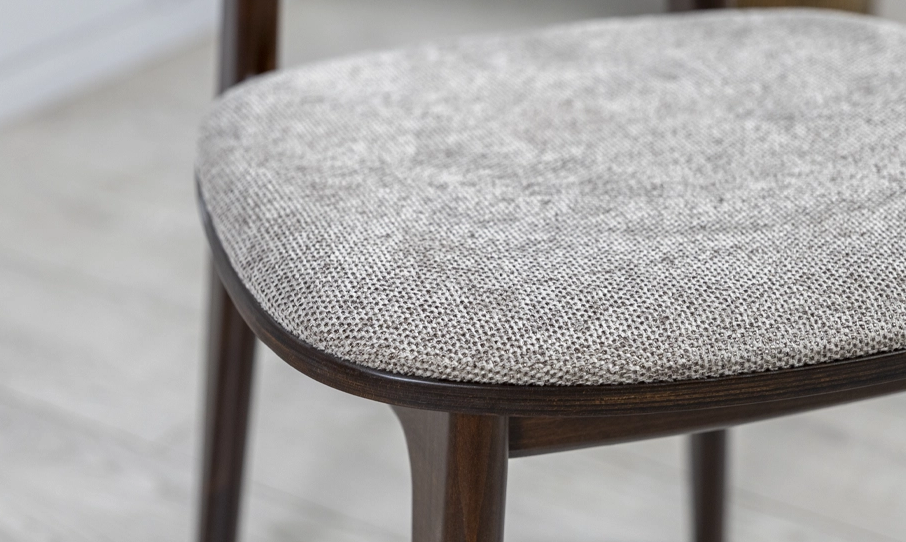 Стул обеденный TOP- Крис (орех) ткань коричневая Diosa 19