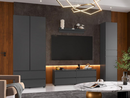 Комплект в гостиную EVR- Лайт-1 графит