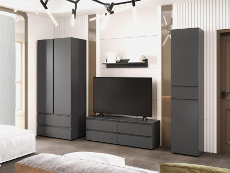 Комплект в гостиную EVR- Лайт-1 графит