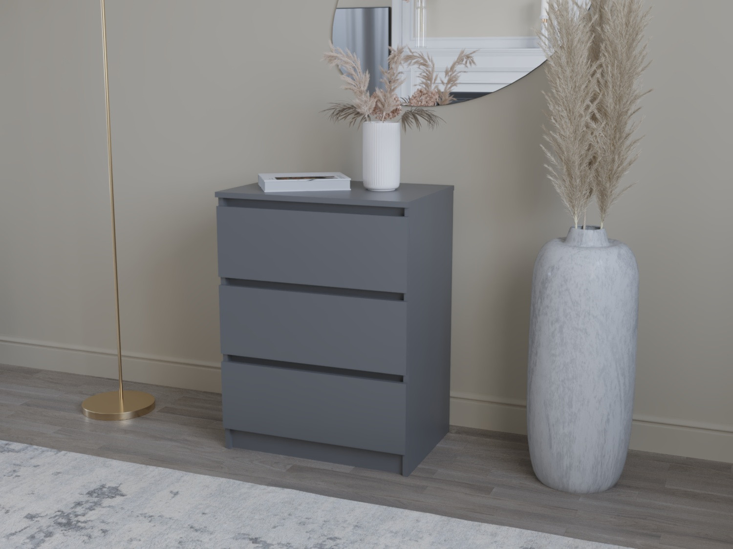 Комод на 3 шухляды ViA- Таун ТК-8