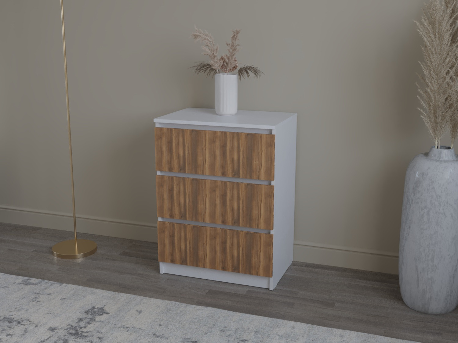 Комод на 3 шухляды ViA- Таун ТК-8