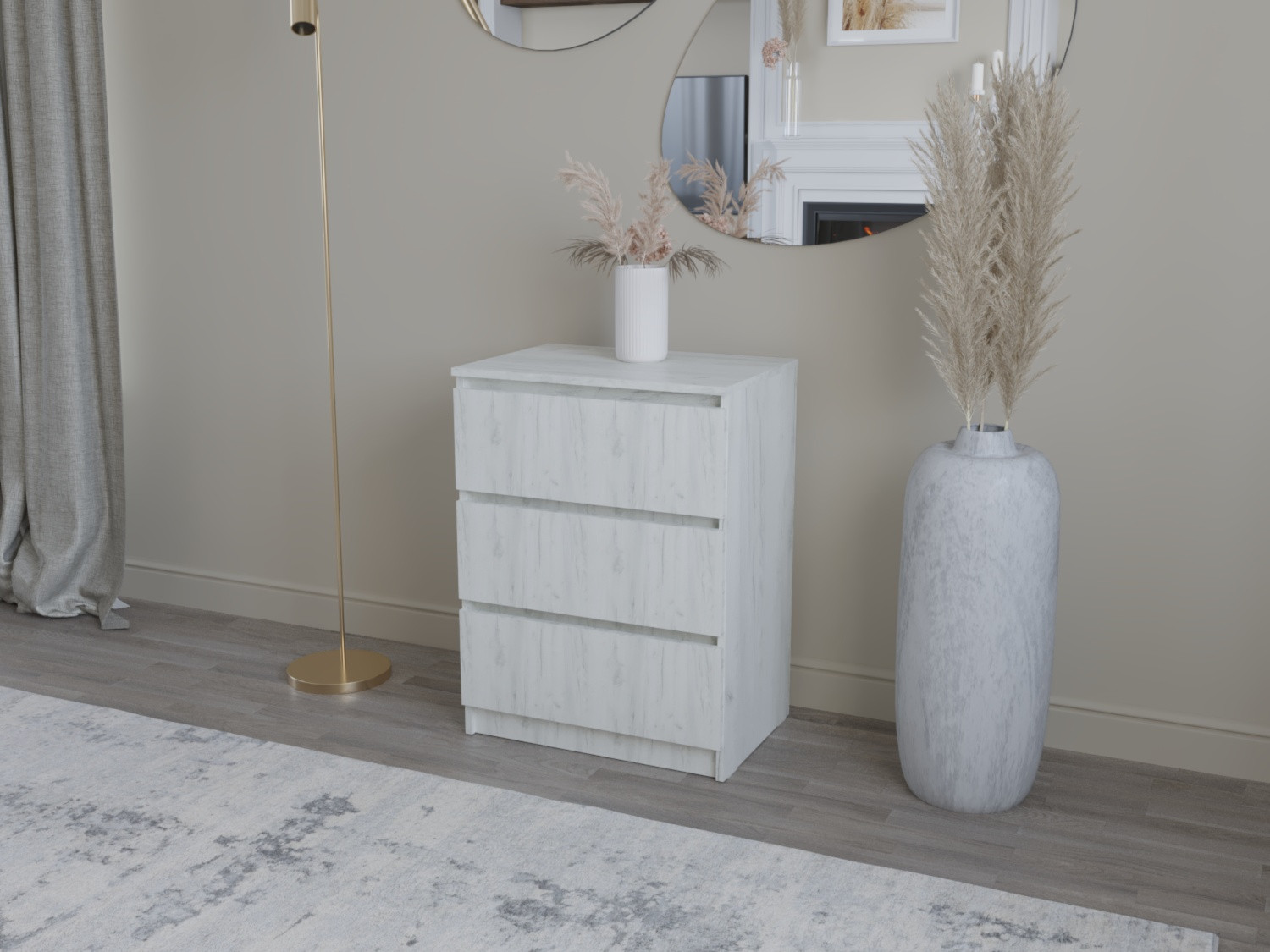 Комод на 3 шухляды ViA- Таун ТК-8