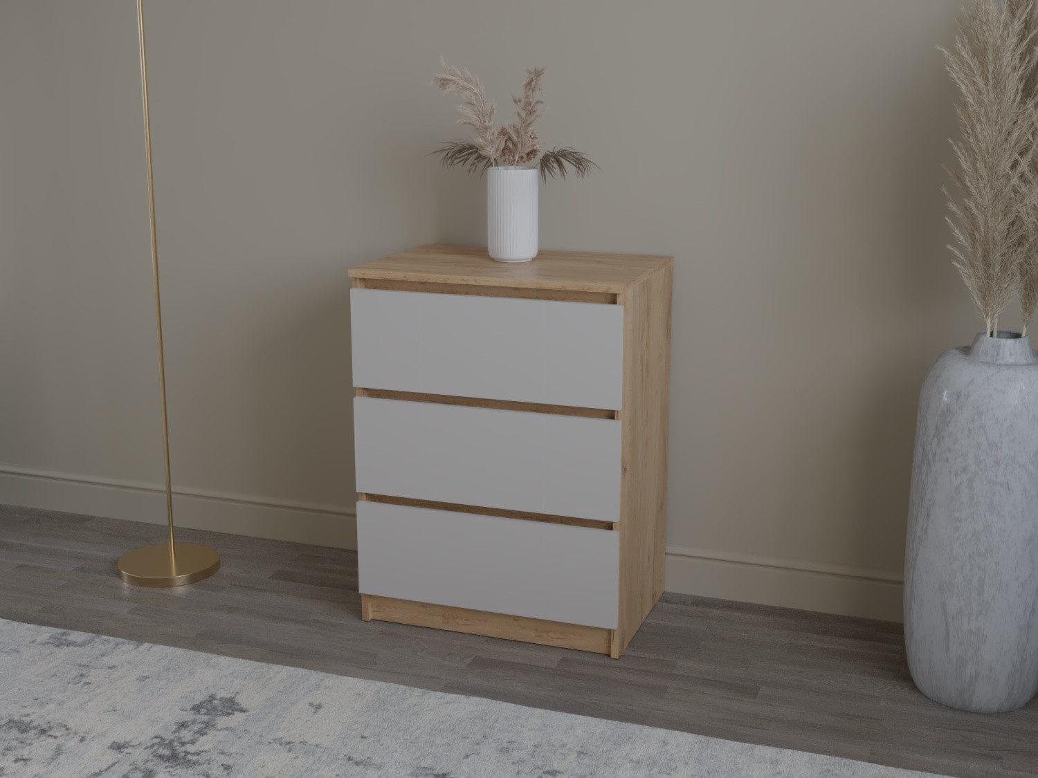 Комод на 3 шухляды ViA- Таун ТК-8