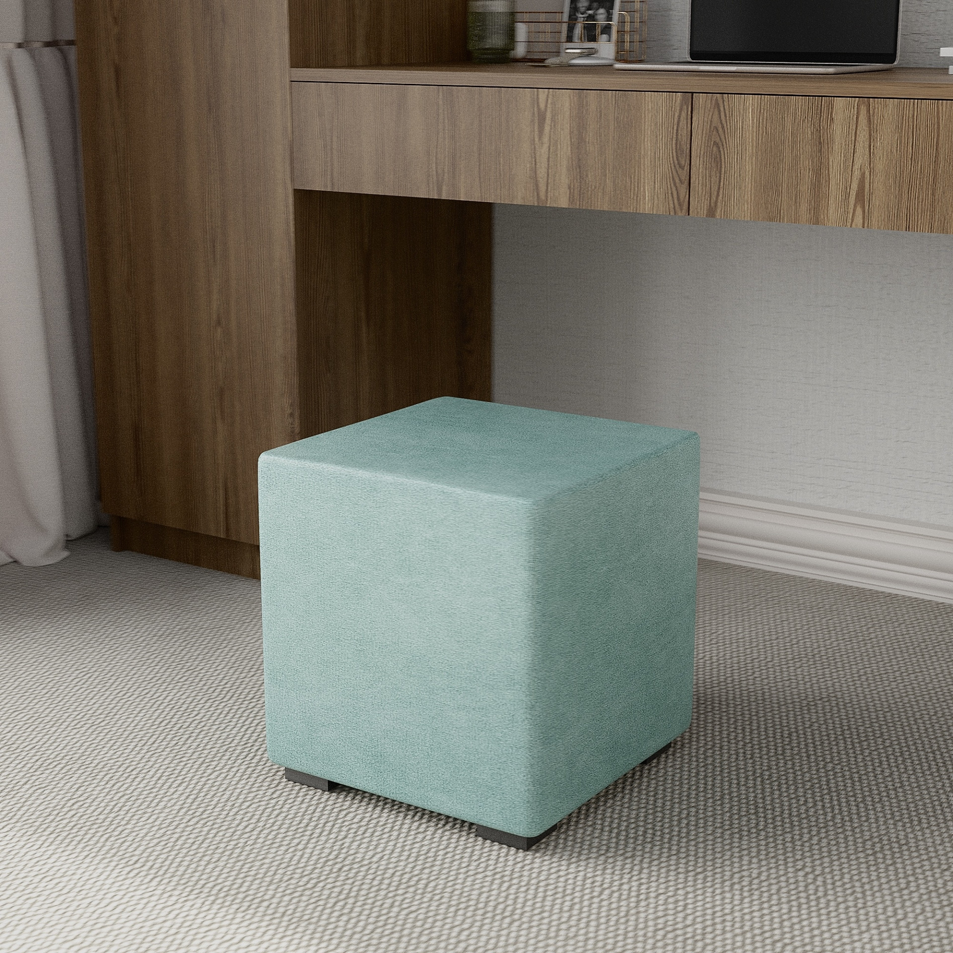 Пуф квадратный на ножках 43х35х35 KOD- Пуф-Винус