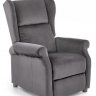Кресло раскладное мягкое для отдыха PL- Halmar AGUSTIN 2