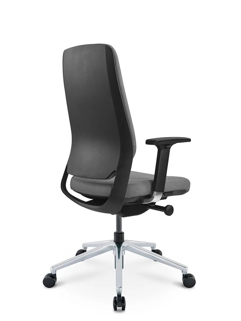 Крісло для оператора LUX- FILO-B BLACK (GREY + GREY) ергономічне