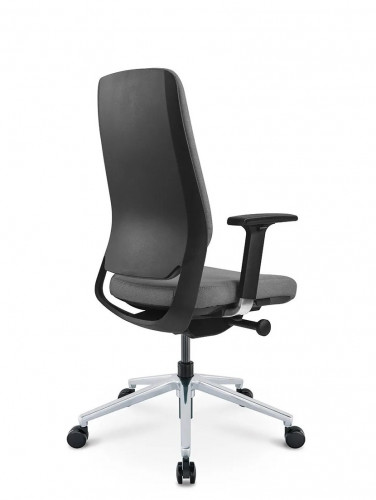 Крісло для оператора LUX- FILO-B BLACK (GREY + GREY) ергономічне