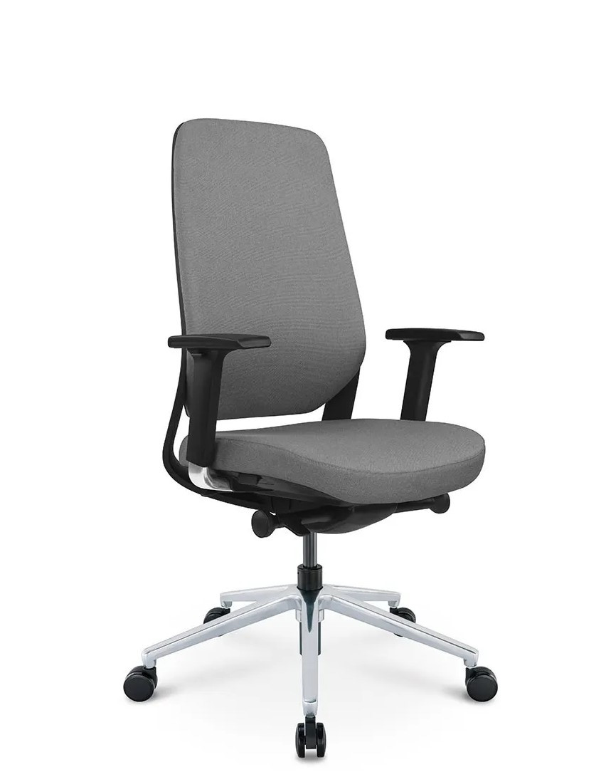 Крісло для оператора LUX- FILO-B BLACK (GREY + GREY) ергономічне