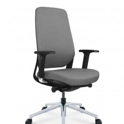 Крісло для оператора LUX- FILO-B BLACK (GREY + GREY) ергономічне