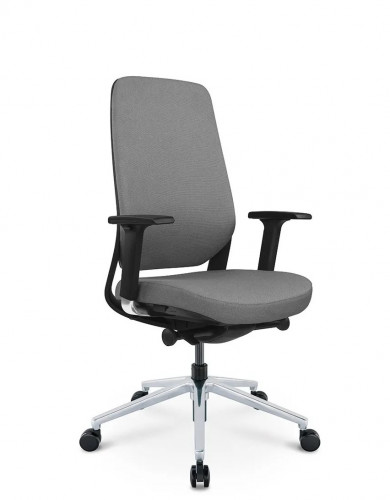 Крісло для оператора LUX- FILO-B BLACK (GREY + GREY) ергономічне