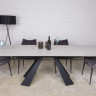 Фото №2 - Стол обеденный модерн NL- DELTA (керамика белый)