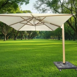 Зонт алюминиевый с вращением 360 гр. ZST- XL ALU Lux 3X3 м (спицы под дерево)