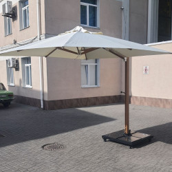 Зонт алюминиевый с вращением 360 гр. ZST- XL ALU Lux 3X3 м (спицы под дерево)