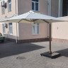 Зонт алюминиевый с вращением 360 гр. ZST- XL ALU Lux 3X3 м (спицы под дерево)