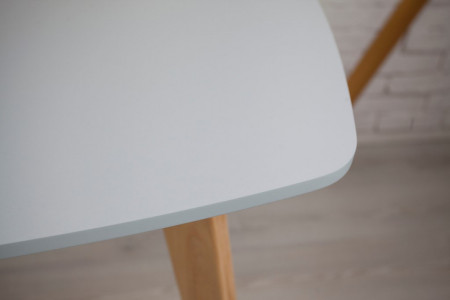 Стол квадратный кухонный (дерево, МДФ, HPL) Ont- Джузеппе Серый