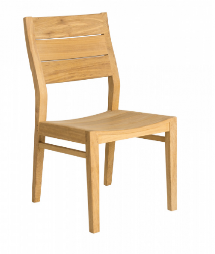 Стул из дерева Alexander Rose TEA- ROBLE HIGH BACK SIDE CHAIR