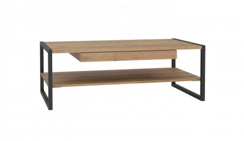 Стол журнальный Forte HIGH ROCK CFTT4241 (дуб ривьера/черный)