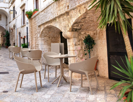 Стол уличный складной Siesta Sky Folding Table 60 (бежевый)