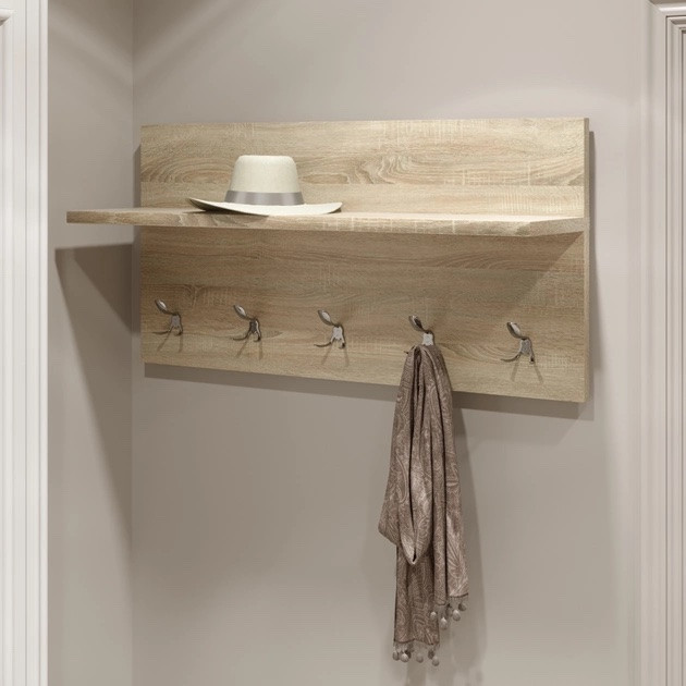 Вешалка в прихожую EVR-Соната-800 дуб сонома