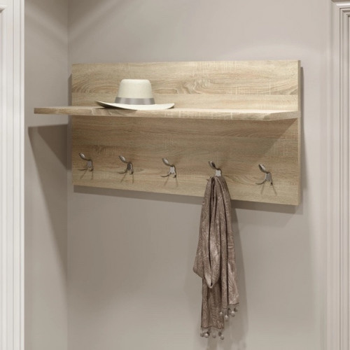 Вешалка в прихожую EVR- Соната-800 дуб сонома