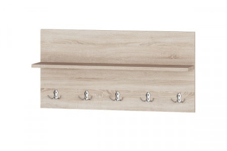 Вешалка в прихожую EVR-Соната-800 дуб сонома