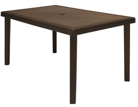 Стол из полипропилена GRANDSOLEIL CA- RECTANGULAR TABLE BOHEME