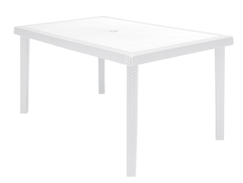 Стол из полипропилена GRANDSOLEIL CA- RECTANGULAR TABLE BOHEME