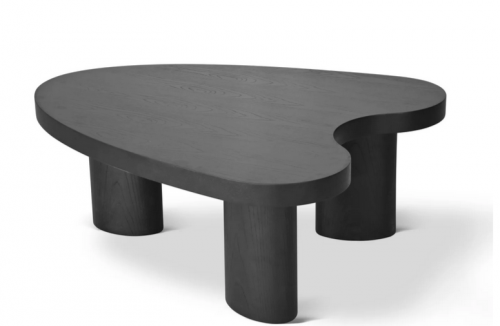 Сэт кофейных столиков CRV- Benito, Oak nature top and black