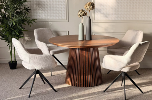 Стол обеденный раскладной CRV- Namara,Euforia brown wood 120-160-200 см,коричневый