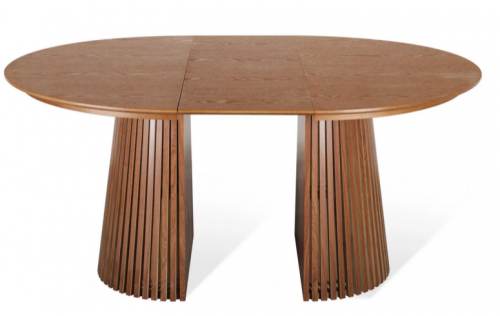 Стол обеденный раскладной CRV- Namara,Euforia brown wood 120-160-200 см,коричневый