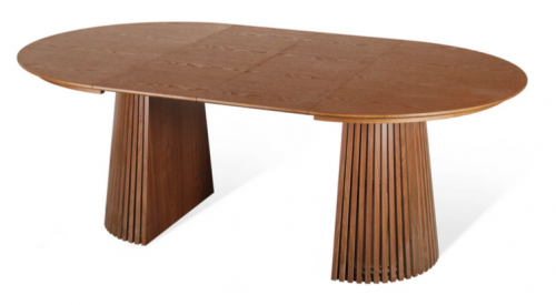 Стол обеденный раскладной CRV- Namara,Euforia brown wood 120-160-200 см,коричневый