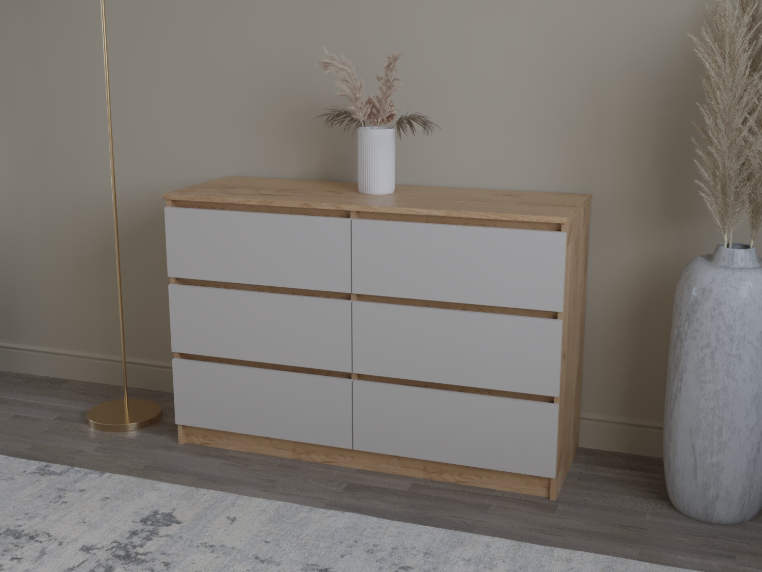 Комод на 6 шухляд ViA- Таун ТК-9