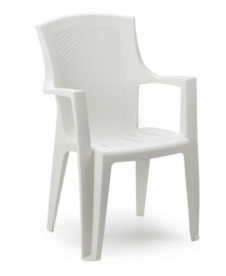 Кресло пластиковое OST- EDEN Белый