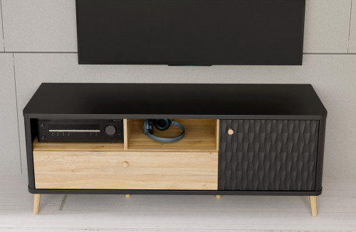 Тумба TV Forte FIXSMILE FXST121 R 138 см, дуб Маувелла
