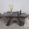 Фото №3 - Стол обеденный модерн NL- DELTA (керамика серый) 
