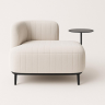 Кресло со столиком Mille- "Soft Comfort" 92х75х78 см