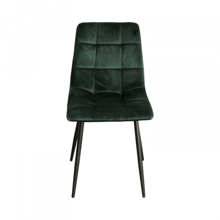 IDEA обеденный стул BERGEN зеленый бархат