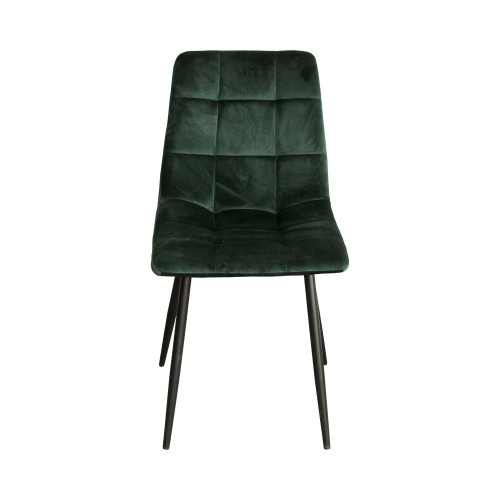 IDEA обеденный стул BERGEN зеленый бархат