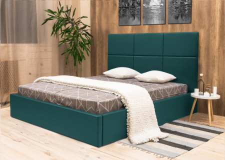 Кровать мягкая двуспальная с подъемным механизмом COR- Софт