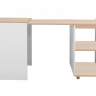 SIGNAL PL- Стол компьютерный DUO 60х46(140) дуб / белый