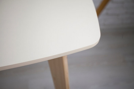 Стол квадратный кухонный (дерево, МДФ, HPL) Ont- Джузеппе Бежевый