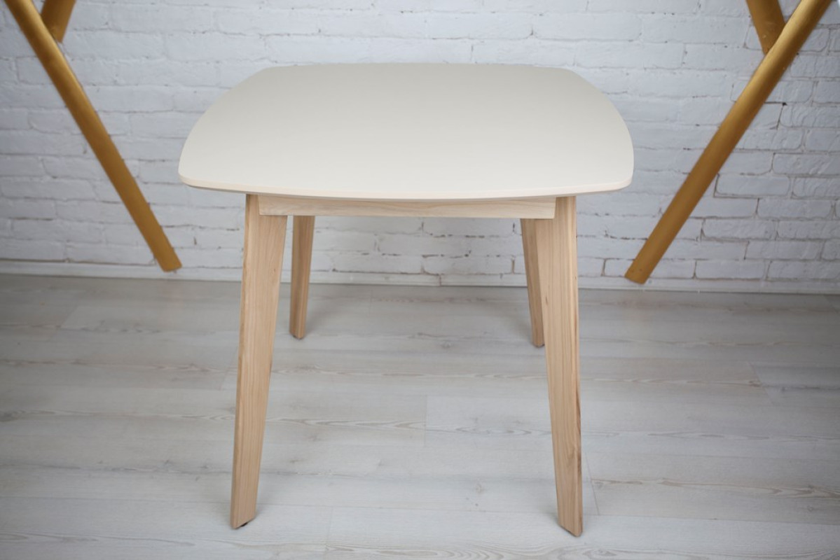 Стол квадратный кухонный (дерево, МДФ, HPL) Ont- Джузеппе Бежевый